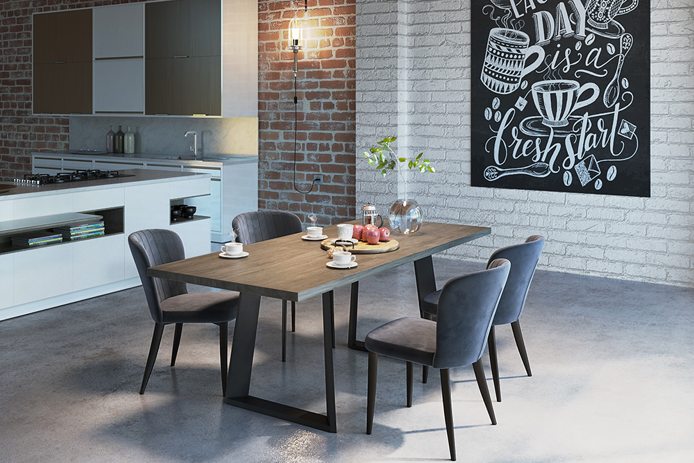 Стол BERNER 160 ANTIC WOOD NEW