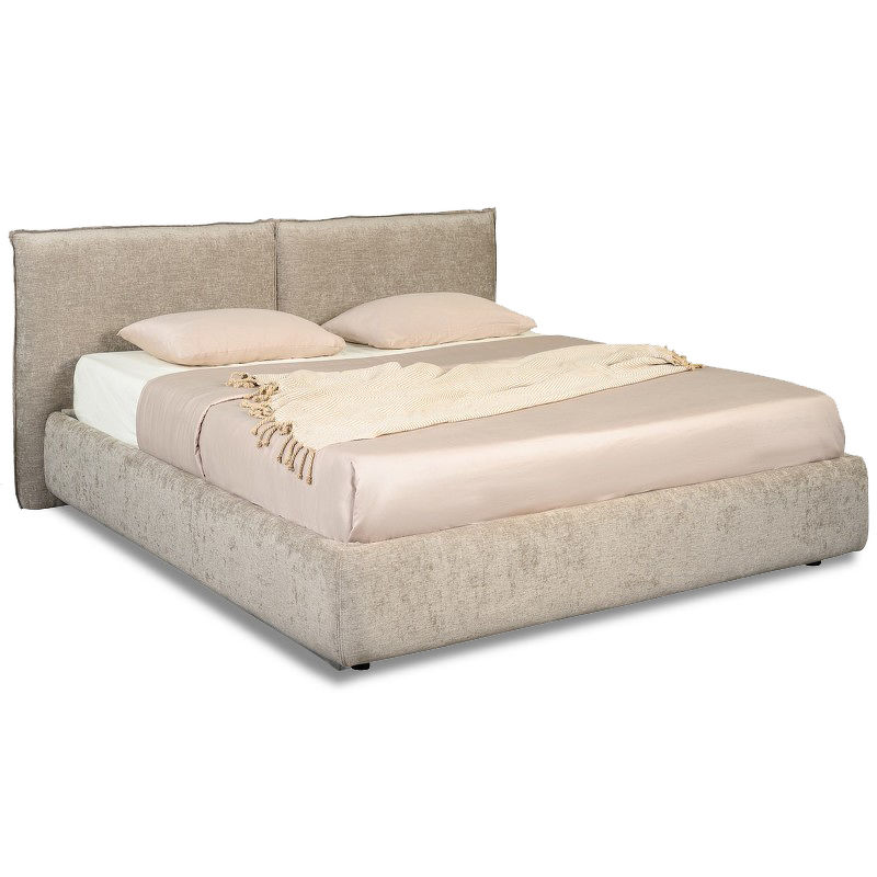 Кровать с подъемным механизмом Pam, отделка ткань Chenille AB04 кат.5 220x221x35/102 см